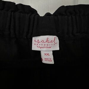Isabel Maternity Black Shorts
